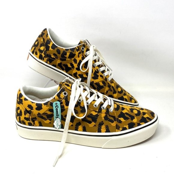 Vans Shoes - 💖MEGA SALE💖VANS Comfycush Old Skool Leopard Yellow Black  Womens  VN0A5DYC9KK